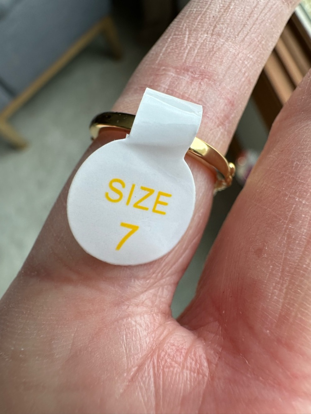 Bomb Party Gold and Moonstone GOT Game of Thrones Ring Size 7 - Picture 3 of 7